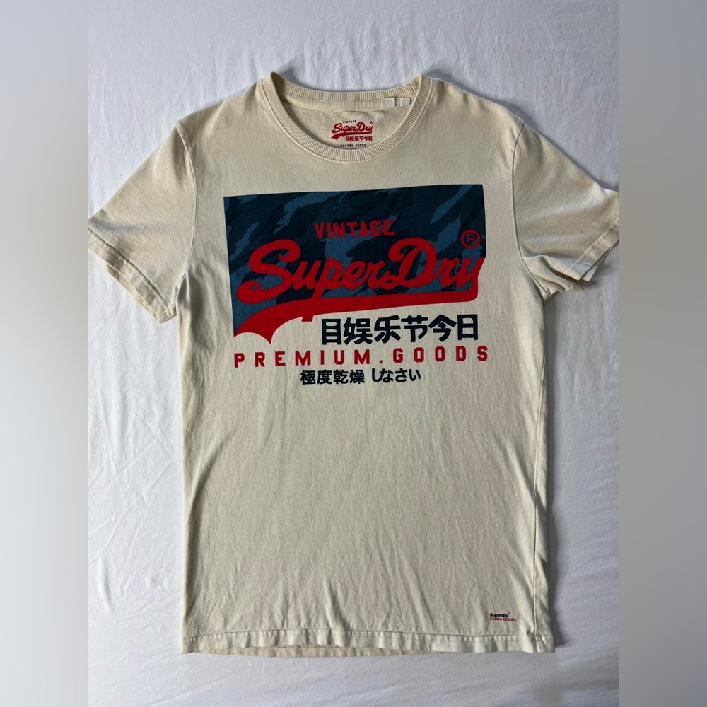 Superdry Vintage Cream Graphic Tee